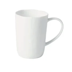 Pomax Vaisselle-PORCELINO WHITE - mug - porcelaine - DIA 8 x H 11 cm