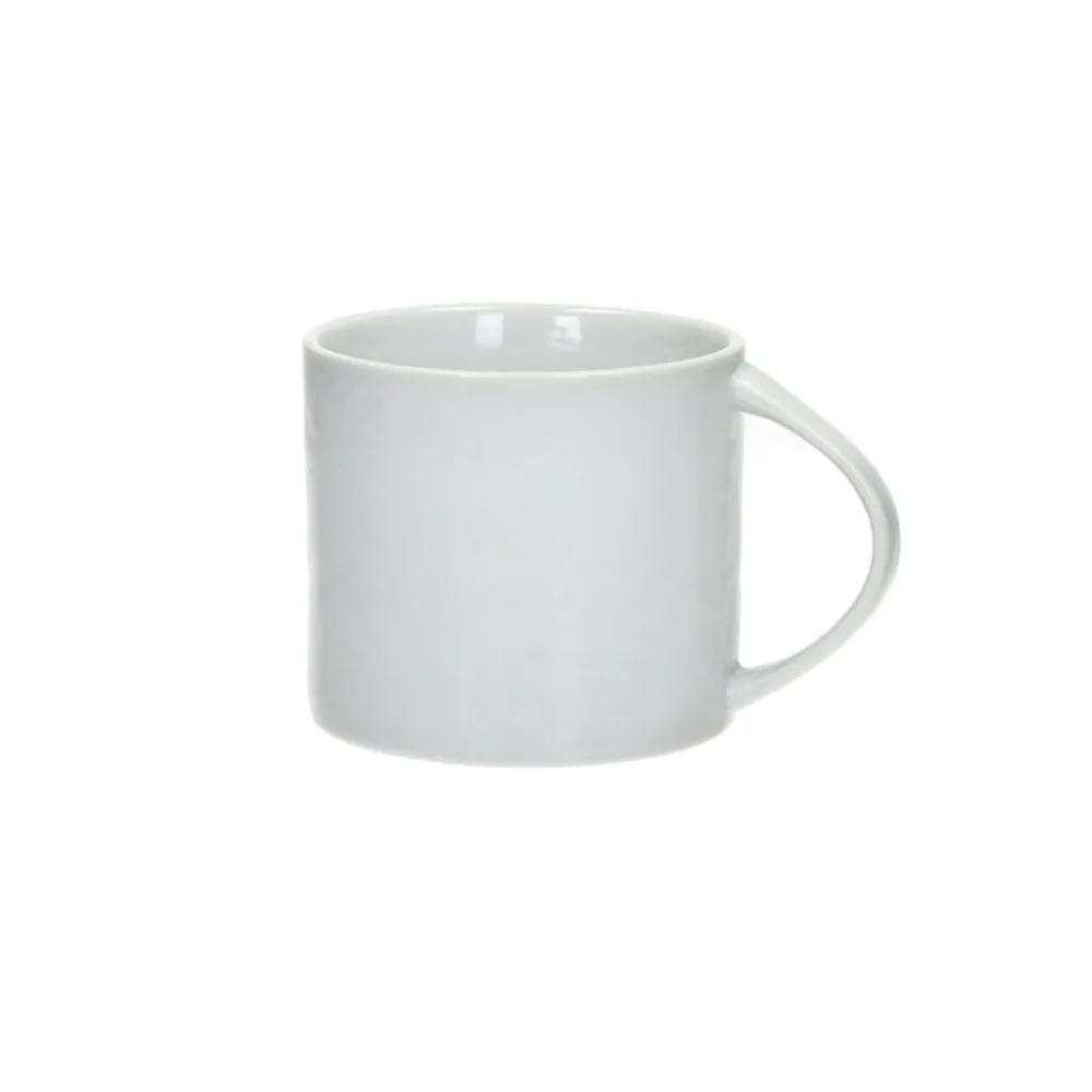 Pomax Vaisselle-PORCELINO WHITE - mug - porcelaine - DIA 9 x H 8,1 cm - blanc