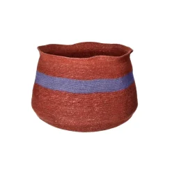 Pomax Bols & Paniers-PORT LOUIS - panier - jonc de mer - DIA 43 x H 28 cm - rouille