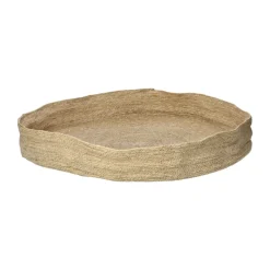 Pomax Bols & Paniers-PORT LOUIS - panier - jute - DIA 60 x H 8 cm - naturel