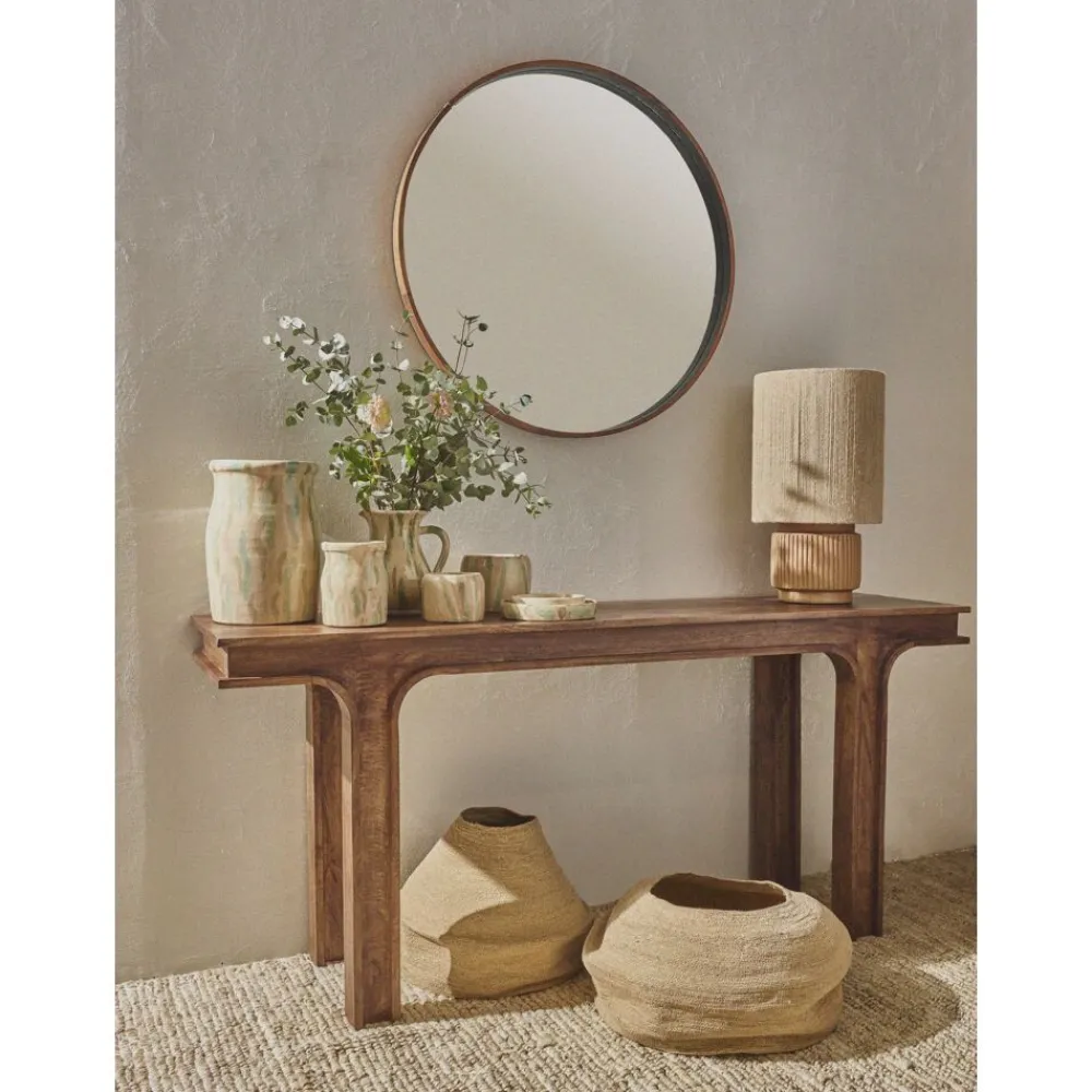 Pomax Bols & Paniers-PORT LOUIS - panier - jute - DIA 50 x H 32 cm - naturel