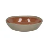 Pomax Vaisselle-PRIMEVAL - bol à pâtes - porcelaine - L 22,1 x W 21,7 x H 4,8 cm - terracotta