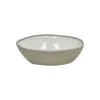 Pomax Vaisselle-PRIMEVAL - bol à soupe - porcelaine - L 18,5 x W 18 x H 4,8 cm - gris clair