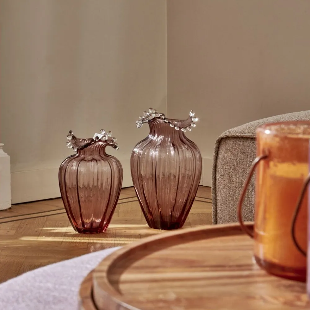 Pomax Vases-PROFUMO - vase - verre - DIA 18 x H 29 cm - figue