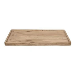 Pomax Plateaux-PUZZLE - plateau - bois d'acacia - L 40 x W 28,5 x H 2 cm - naturel