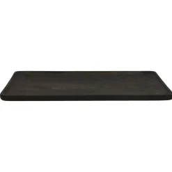 Pomax Plateaux-PUZZLE - plateau - bois de mangier - L 50 x W 32 x H 1,6 cm - noir