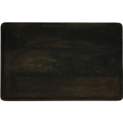 Pomax Plateaux-PUZZLE - plateau - bois de mangier - L 50 x W 32 x H 1,6 cm - noir