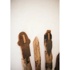Pomax Objets De Décoration-RAGAZZI - objet déco - bois récupéré - H 120 cm - brun