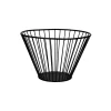 Pomax Saladiers / Plats À Servir-RAIL - bol de fruits - métal - DIA 30 x H 20 cm - noir