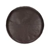 Pomax Coussins-RAMBO - coussin - cuir - DIA 36 cm - brun