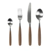 Pomax Couverts-RENOIR - set 16 couverts 18/08 - acier inoxidable / resin - brun