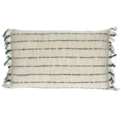 Pomax Coussins-REVERIES - coussin - coton - L 50 x W 30 cm - vert forêt