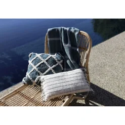 Pomax Coussins-REVERIES - coussin - coton - L 50 x W 30 cm - vert forêt