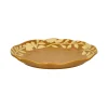 Pomax Vaisselle-ROMANCE - assiette à dessert - porcelaine - DIA 20,3 x H 2 cm - safran