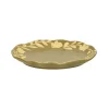Pomax Vaisselle-ROMANCE - assiette à dessert - porcelaine - DIA 20,3 x H 2 cm - cumin