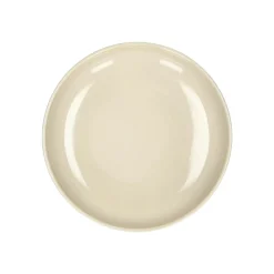 Pomax Vaisselle-ROMANCE - blate - porcelaine - DIA 20,3 x H 4,5 cm - latté
