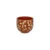 Pomax Vaisselle-ROMANCE - gobelet - porcelaine - DIA 7 x H 6 cm - paprika