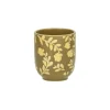 Pomax Vaisselle-ROMANCE - gobelet - porcelaine - DIA 7 x H 8 cm - cumin