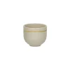 Pomax Vaisselle-ROMANCE - tumbler - porcelaine - DIA 7 x H 6 cm - latté