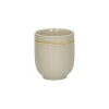 Pomax Vaisselle-ROMANCE - tumbler - porcelaine - DIA 7 x H 8 cm - latté