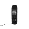 Pomax Lampadaires-ROTA - lampadaire - rotin / bois - DIA 22 x H 70 cm - noir