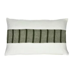 Pomax Coussins-SAINT-TROPEZ - coussin - lin / coton - L 50 x W 30 cm - vert