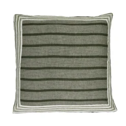 Pomax Coussins-SAINT-TROPEZ - coussin - lin / coton - L 50 x W 50 cm - vert