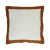 Pomax Coussins-SAINT-TROPEZ - coussin - lin - L 50 x W 50 cm - rouille