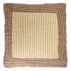 Pomax Coussins-SAINT-TROPEZ - coussin - lin / coton - L 60 x W 60 cm - rouille