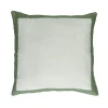 Pomax Coussins-SAINT-TROPEZ - coussin - lin - L 50 x W 50 cm - vert