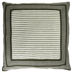 Pomax Coussins-SAINT-TROPEZ - coussin - lin / coton - L 60 x W 60 cm - vert