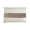 Pomax Coussins-SAINT-TROPEZ - coussin - lin - L 65 x W 45 cm - rouille