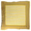 Pomax Coussins-SAINT-TROPEZ - coussin - lin / coton - L 60 x W 60 cm - jaune