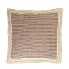 Pomax Coussins-SAINT-TROPEZ - coussin - lin / coton - L 50 x W 50 cm - rouille