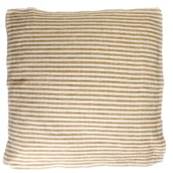 Pomax Coussins-SAINT-TROPEZ - coussin - lin / coton - L 60 x W 60 cm - rouille