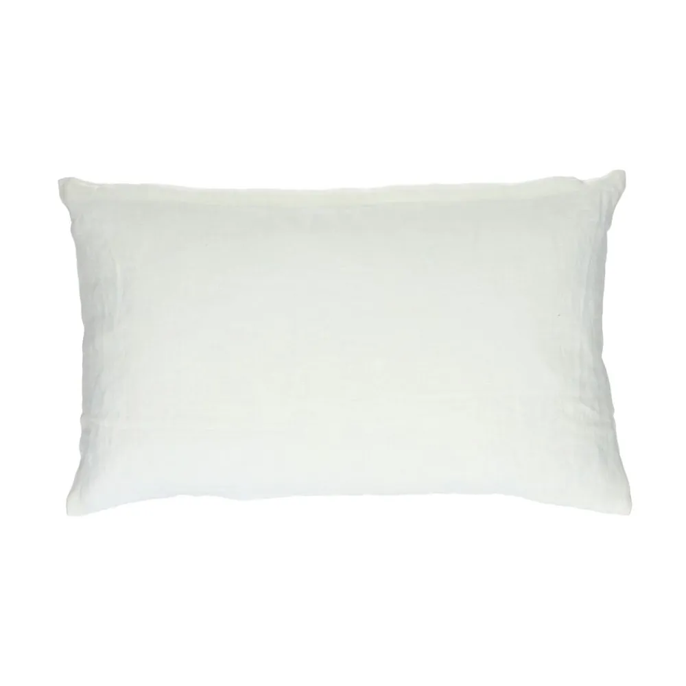 Pomax Coussins-SAINT-TROPEZ - coussin - lin / coton - L 50 x W 30 cm - rouille