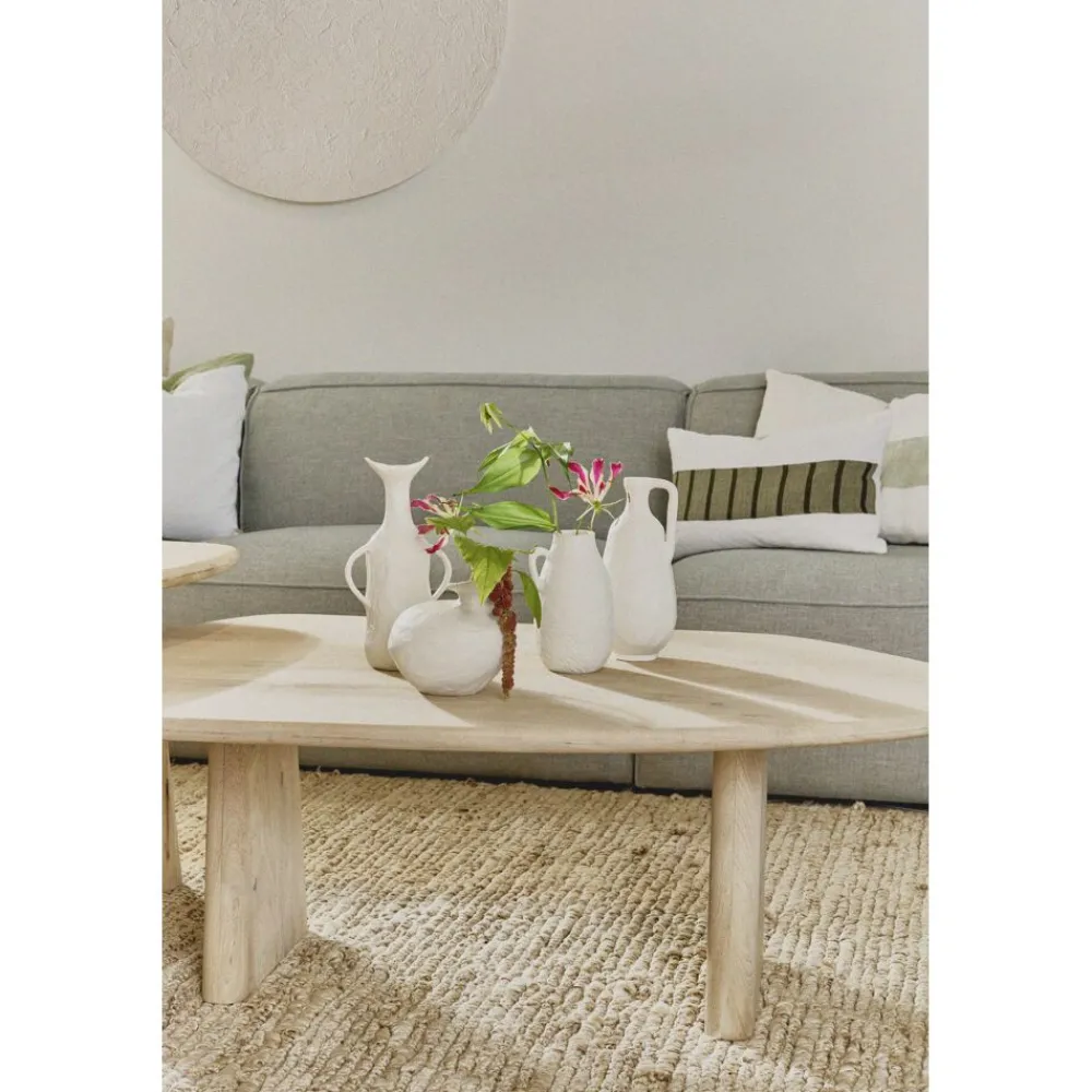 Pomax Coussins-SAINT-TROPEZ - coussin - lin - L 65 x W 45 cm - vert