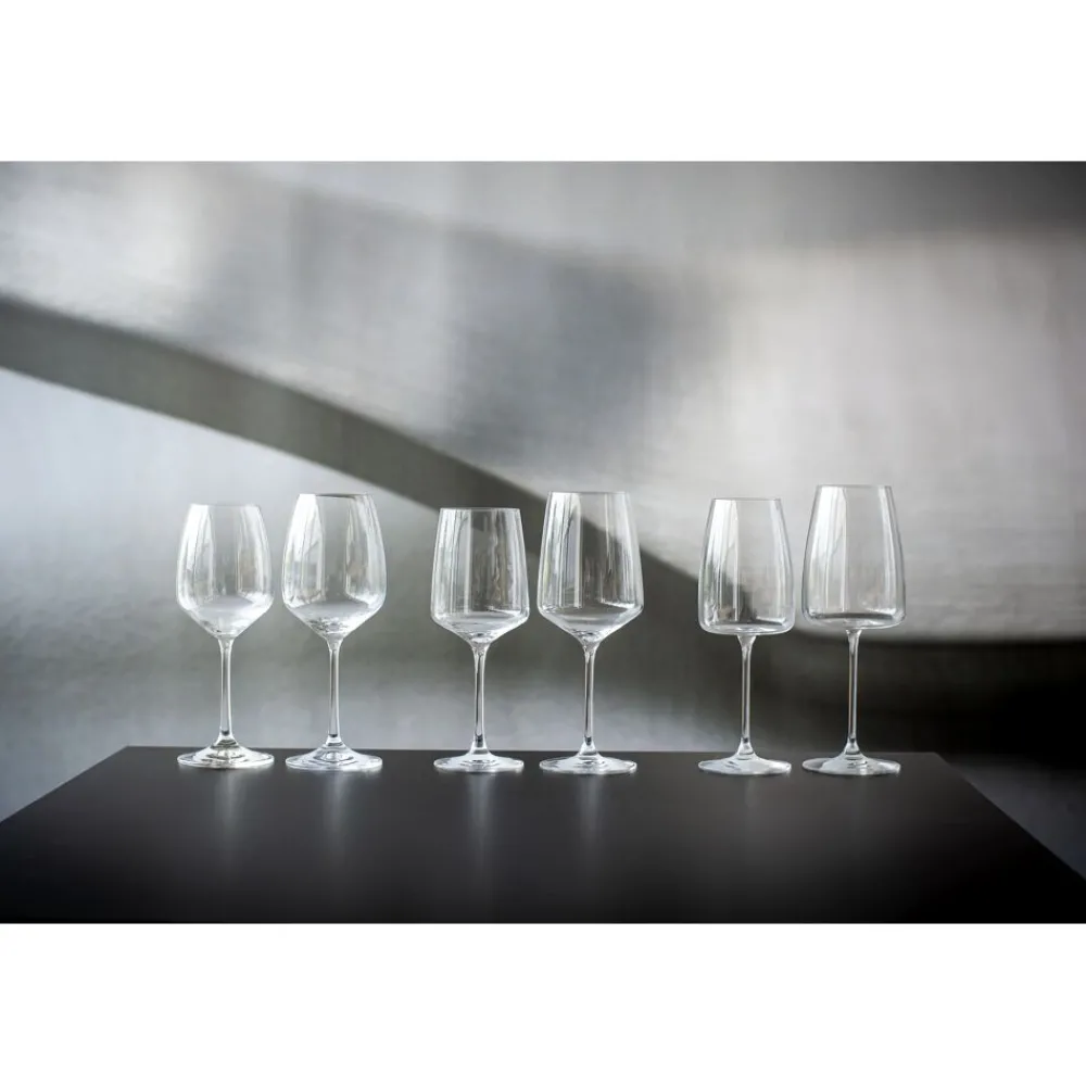 Pomax Verres-SAUVIGNON - verre à vin blanc - verre cristallin - DIA 8 x H 21,5 cm
