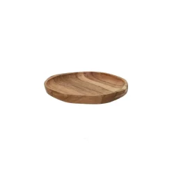 Pomax Plateaux-SAVANNA - plat - bois d'acacia - L 17,2 x W 17 x 1,8 cm - naturel