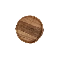 Pomax Plateaux-SAVANNA - plat - bois d'acacia - L 17,2 x W 17 x 1,8 cm - naturel
