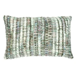 Pomax Coussins-SAVONA - coussin - acrylique - L 50 x W 30 cm - vert