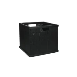 Pomax Concepts Modulaires-SHADOW - panier - bambou / bois - L 31 x W 30 x H 27 cm - noir