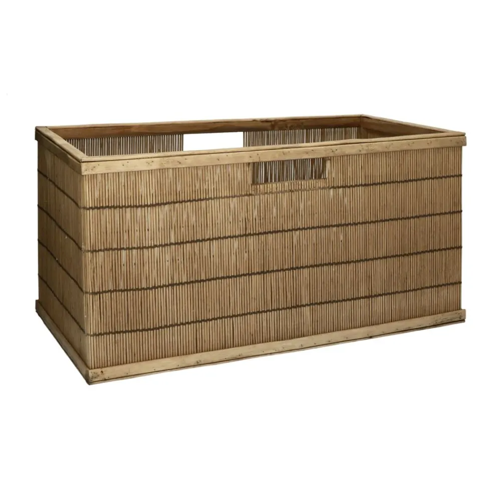 Pomax Concepts Modulaires-SHADOW - panier - bambou / bois - L 56 x W 29,5 x H 27 cm - naturel