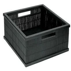 Pomax Concepts Modulaires-SHADOW - panier - bambou / bois - L 31 x W 30 x H 17 cm - noir