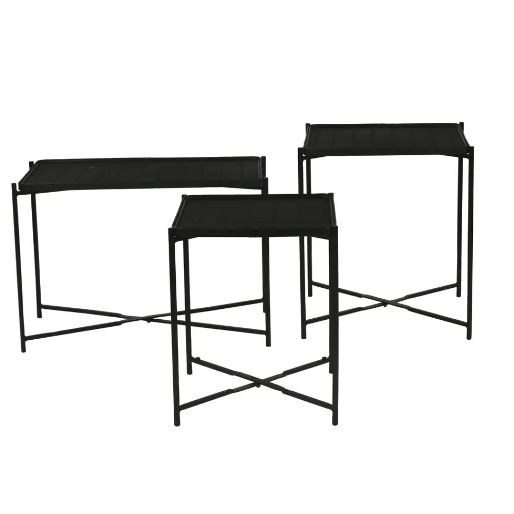 Pomax Concepts Modulaires-SHADOW - plateau L - bambou / bois - L 58 x W 33 x H 2 cm - noir