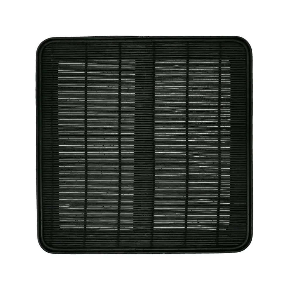 Pomax Concepts Modulaires-SHADOW - plateau S - bambou / bois - L 33 x W 33 x H 2 cm - noir