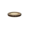 Pomax Accessoires-SHISO - dessous de verre - grès - DIA 11 x H 1,5 cm - ambre