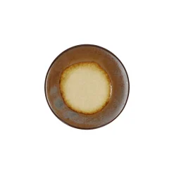 Pomax Accessoires-SHISO - dessous de verre - grès - DIA 11 x H 1,5 cm - ambre