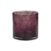 Pomax Photophores / T-lights-SKLO - photophore - verre - DIA 12 x H 12 cm - aubergine