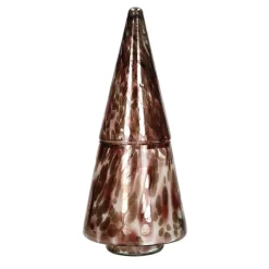 Pomax Senteurs-SPICCOLI - bougie parfumée - verre / cire - DIA 16,5 x H 38 cm - noir